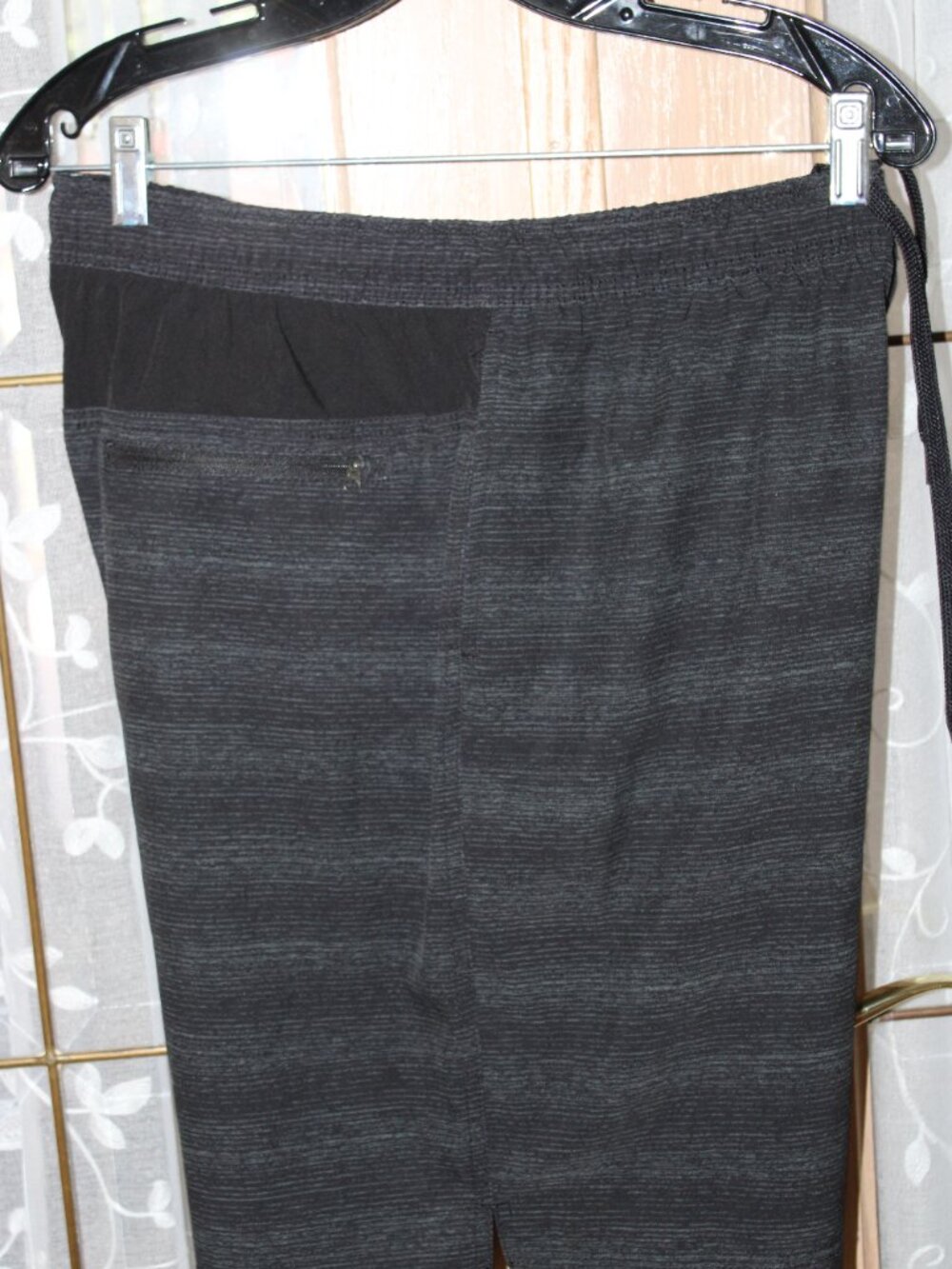 Speedo Men Swim Shorts Charcoal XL/T/EG Elastic String Zip Pocket Underpants